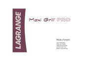 Lagrange Maxi Gril' PRO Modo De Empleo