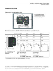 Siemens SINAMICS V20 Instalación Mecánica