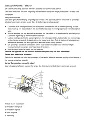 Tristar EM-2101 Manual De Instrucciones