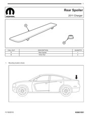 Mopar 82212417 Instrucciones De Montaje