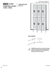 Uline H-5551 Manual De Instrucciones