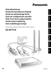 Panasonic SC-BTT770 Guía De Configuración Sencilla