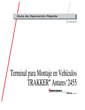 Unova Intermec TRAKKER Antares T 2455 Manual Del Usuario