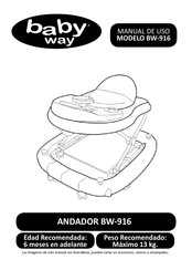 Baby way BW-916 Manual De Uso