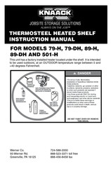 Knaack THERMOSTEEL 79-DH Manual De Instrucciones