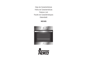 Teka HE-545 Manual De Instrucciones