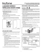 NuTone LA600WH Guia Del Usuario