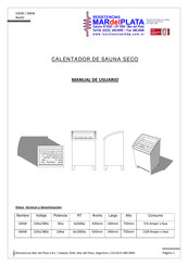 Resistencias Mar del Plata S3KW Manual De Usuario