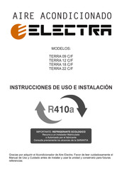 Electra TERRA 22 F Instrucciones De Uso E Instalación