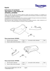 Triumph A9708198 Instrucciones De Instalación