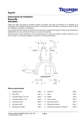 Triumph A9758145 Instrucciones De Instalación