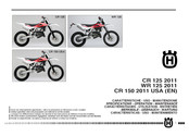 Husqvarna WR 125 2011 Manual Del Usuario