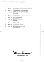 Moulinex COSMO MO6527 Manual De Instrucciones