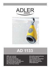 Adler europe AD 1133 Manual De Uso