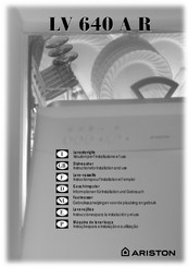 Hotpoint Ariston LV 620 Manual De Instrucciones