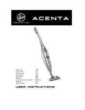 Hoover Acenta SCS 780 E Manual De Instrucciones