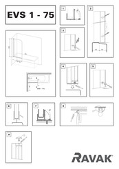 RAVAK EVS1/R - 75 Instrucciones De Montaje