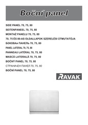 RAVAK LATERAL 70 Instrucciones De Montaje