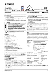 Siemens 8ZX1012-0WD44-1AA1 Instrucciones De Servicio