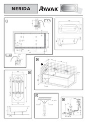 RAVAK NERIDA 170x75 Instrucciones De Montaje