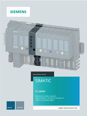 Siemens SIMATIC ET 200SP Manual De Producto
