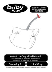 Baby way HB605 Manual De Uso