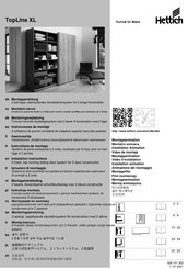 Hettich TopLine XL Instrucciones De Montaje