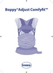 Boppy Adjust Comfyfit Manual De Instrucciones