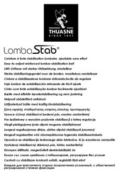 Thuasne LombaStab Manual De Instrucciones