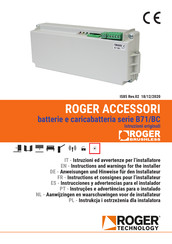 Roger Technology B71/BC Serie Manual De Instrucciones