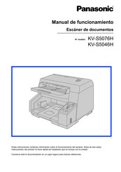 Panasonic KV-S5076H Manual De Funcionamiento