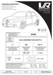 UMBRA RIMORCHI 01056 Instrucciones De Montaje