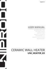 UNIPRODO UNI HEATER 03 Manual De Instrucciones