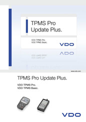 VDO TPMS Pro Guia De Inicio Rapido