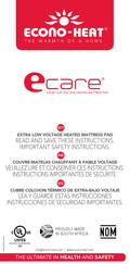 Econo-Heat Ecare Manual De Instrucciones