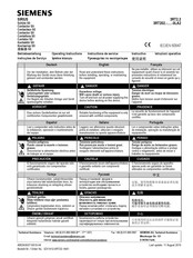 Siemens SIRIUS 3RT2.2 Serie Instructivo