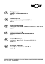 Wolf DGK 972-N Instrucciones De Montaje