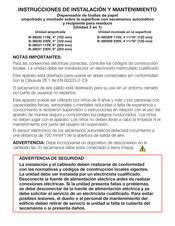Bobrick B-38030 Instrucciones De Instalación Y Mantenimiento