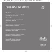 WMF PermaDur Gourmet Indicaciones De Manejo Y Cuidado