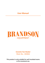 Brandson Equipment 303842 Manual Del Usuario