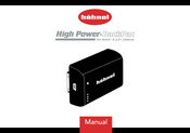 Hahnel High Power-BackPac Manual De Instrucciones