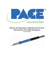 pace TD-100N Manual De Operación Y Mantenimient