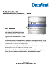 DuraVent FasNSeal W2 Instrucciones De Reemplazo