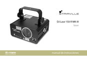 thomann Starville DJ Lase 150-R MK-III Manual De Instrucciones