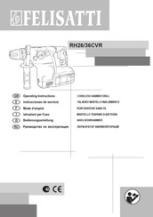 Felisatti RH26/36CVR Instrucciones De Servicio