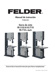 Felder FB 710 Manual De Instruccion