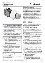 Wieland SNH Not-Halt-Taster Instrucciones De Servicio