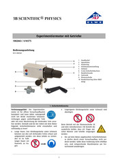 3B SCIENTIFIC PHYSICS 1002663 Instrucciones De Uso