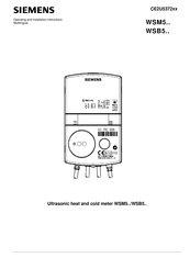 Siemens WSB5 Serie Manual De Manejo Y De Montaje