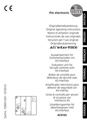 IFM Electronic AS-Interface AC016S Instrucciones De Uso Originales